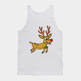 Rudolph the red nosed reindeer Tank Top